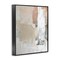 Stupell Industries Subtle Blush Abstract Framed Giclee, design by Riley B